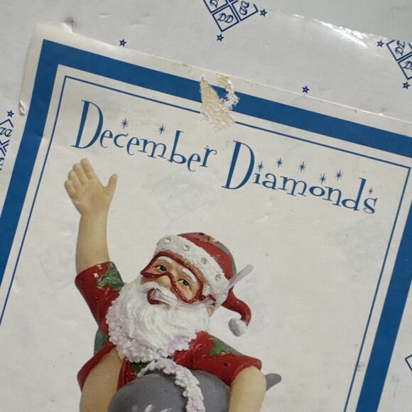 RARE December Diamonds SANTA AND FRIENDS 2006 #55-90333 Christmas Ornaments - Picture 9 of 10